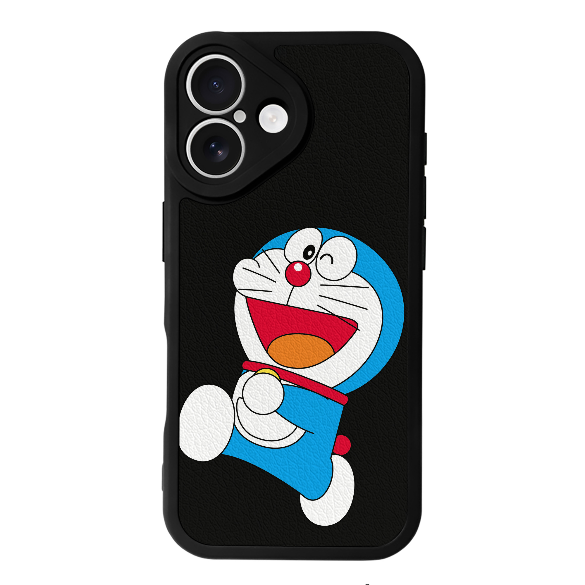 （画像用） ドラえもん Doraemon 【iPhone 16シリーズ対応】シリコンスマホケース（レザー調） 材質：シリコン